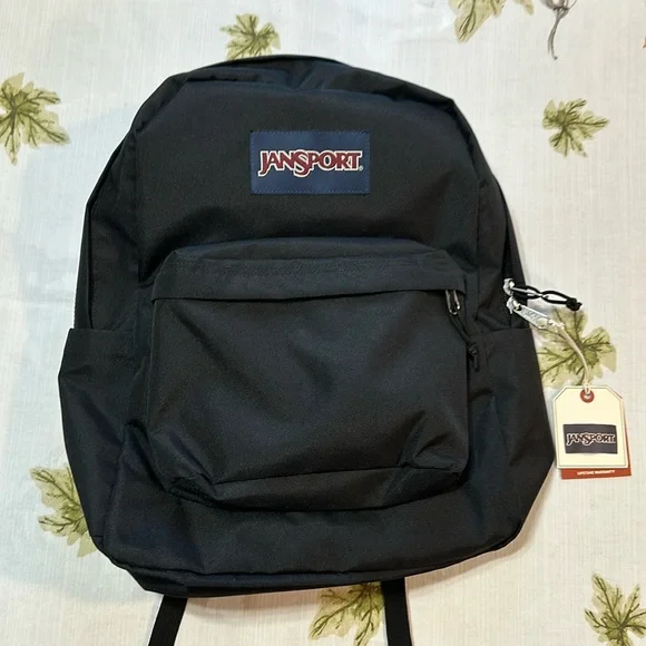 NWT Jansport SUPERBREAK black backpack - Picture 4 of 14